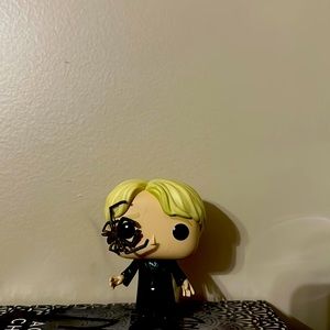Draco Malfoy with Whip Spider Funko Pop